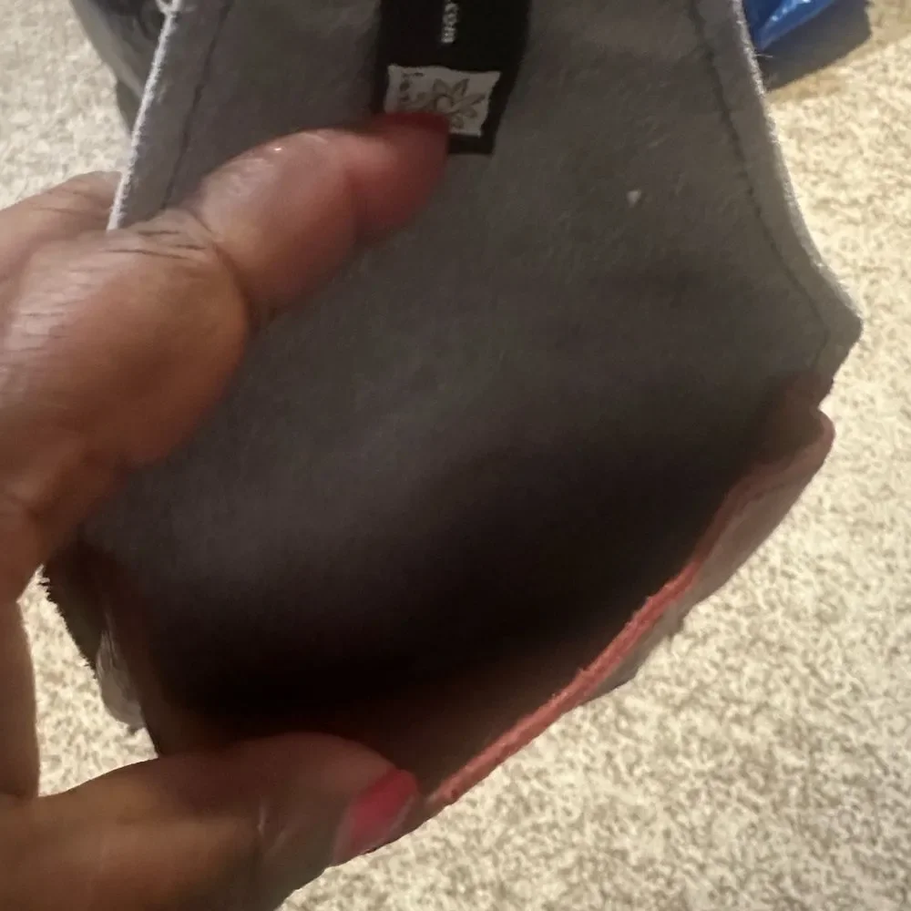 Izzimo Leather & Mohair Square Change Purse